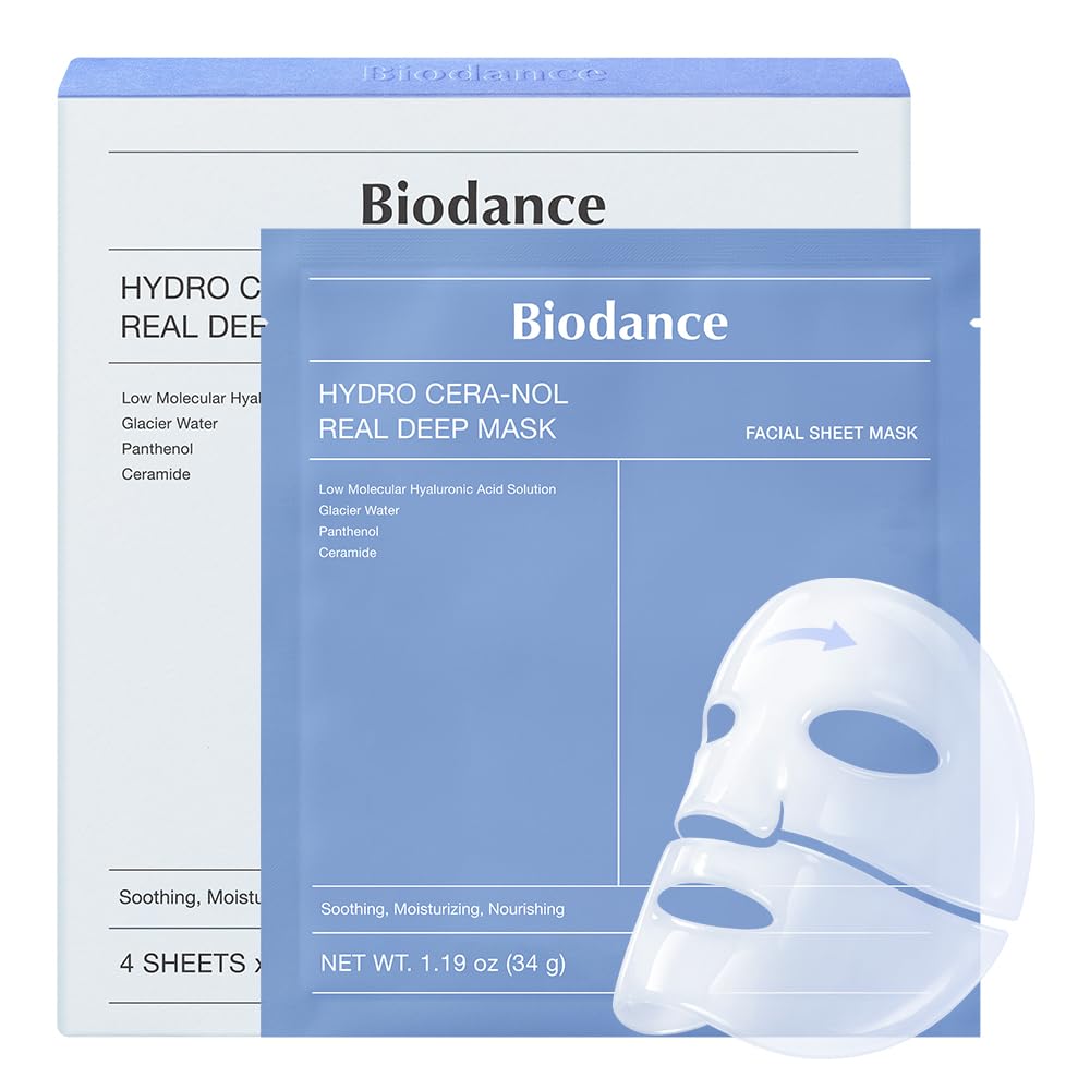 BIODANCE Rejuvenating Caviar PDRN Real Deep Mask, Overnight Hydrogel Face Mask, Skin Firming, Radiance, Enhancing Skin Recovery, Korean Skin Care, Self Care Gifts for Women | 1.19oz(34g) x 4ea