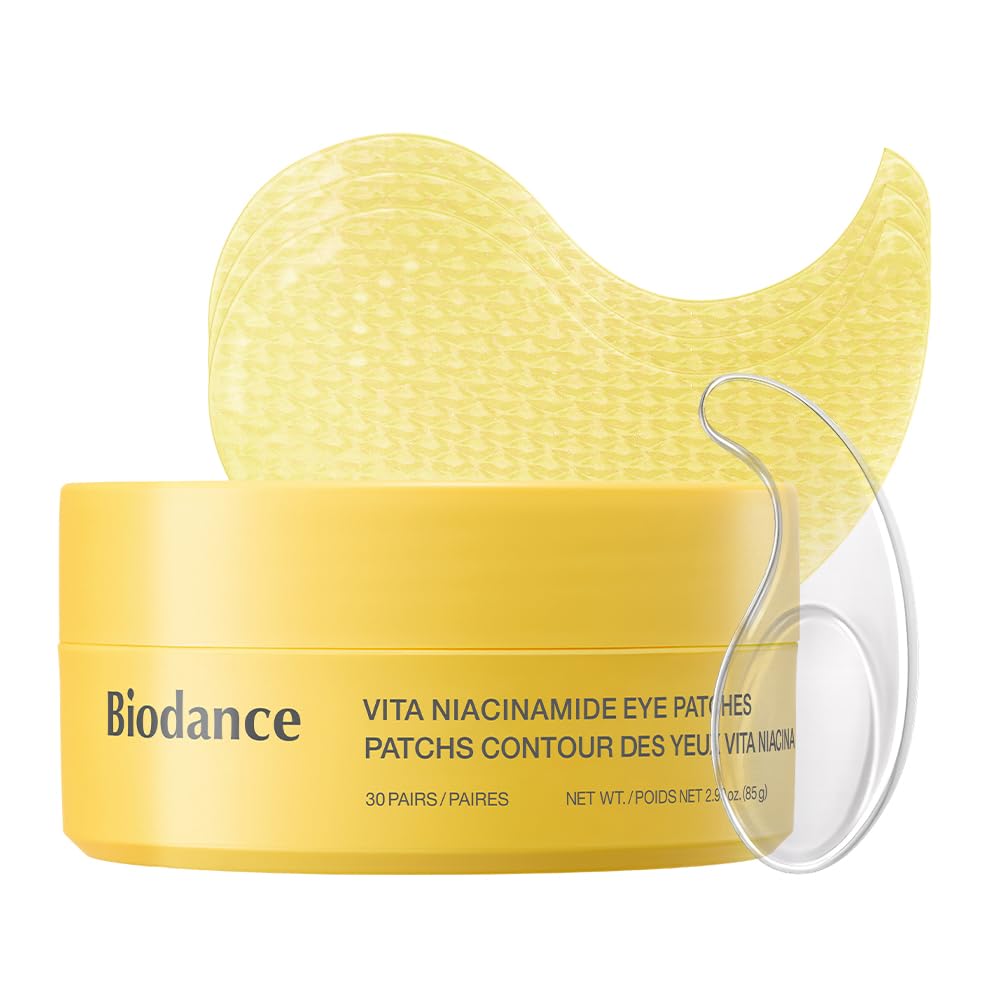 BIODANCE Collagen Peptide Eye Patches, Anti Wrinkle & Smile Line Patches for Face, Under Eye Mask for Fine Lines & Eye Bags, Travel Essentials & Self Care Gifts for Women, Korean Skin Care (60 Count)