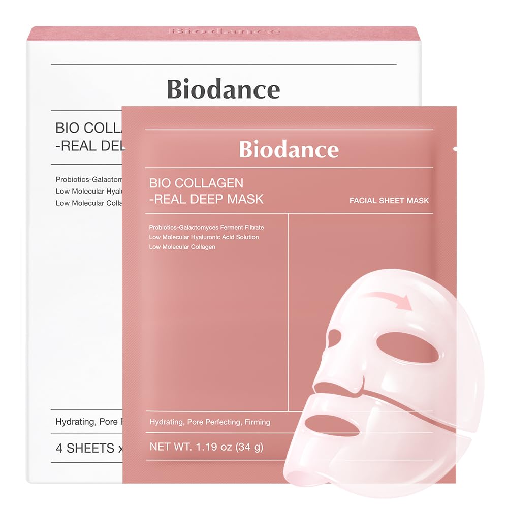 BIODANCE Rejuvenating Caviar PDRN Real Deep Mask, Overnight Hydrogel Face Mask, Skin Firming, Radiance, Enhancing Skin Recovery, Korean Skin Care, Self Care Gifts for Women | 1.19oz(34g) x 4ea
