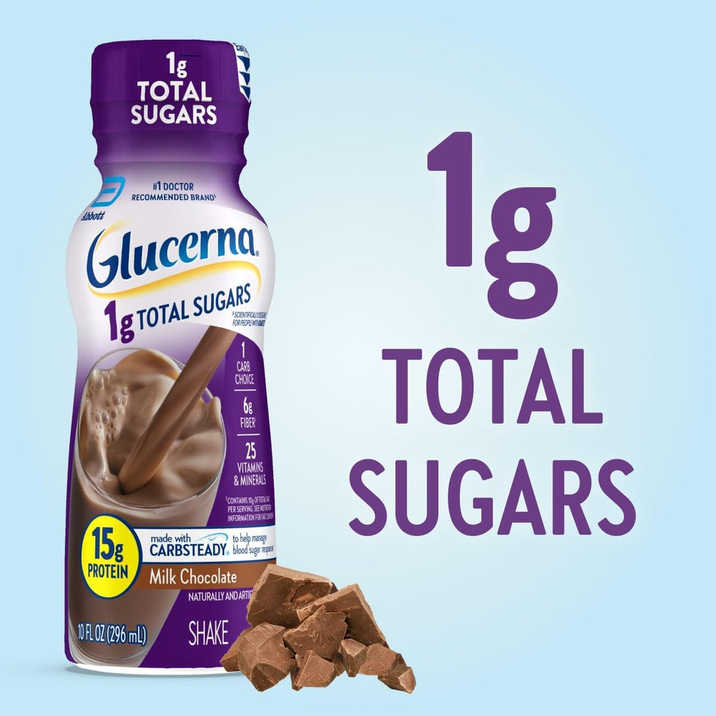 Glucerna 1g Total Sugars Nutrition Shake to Support Blood Sugar Management