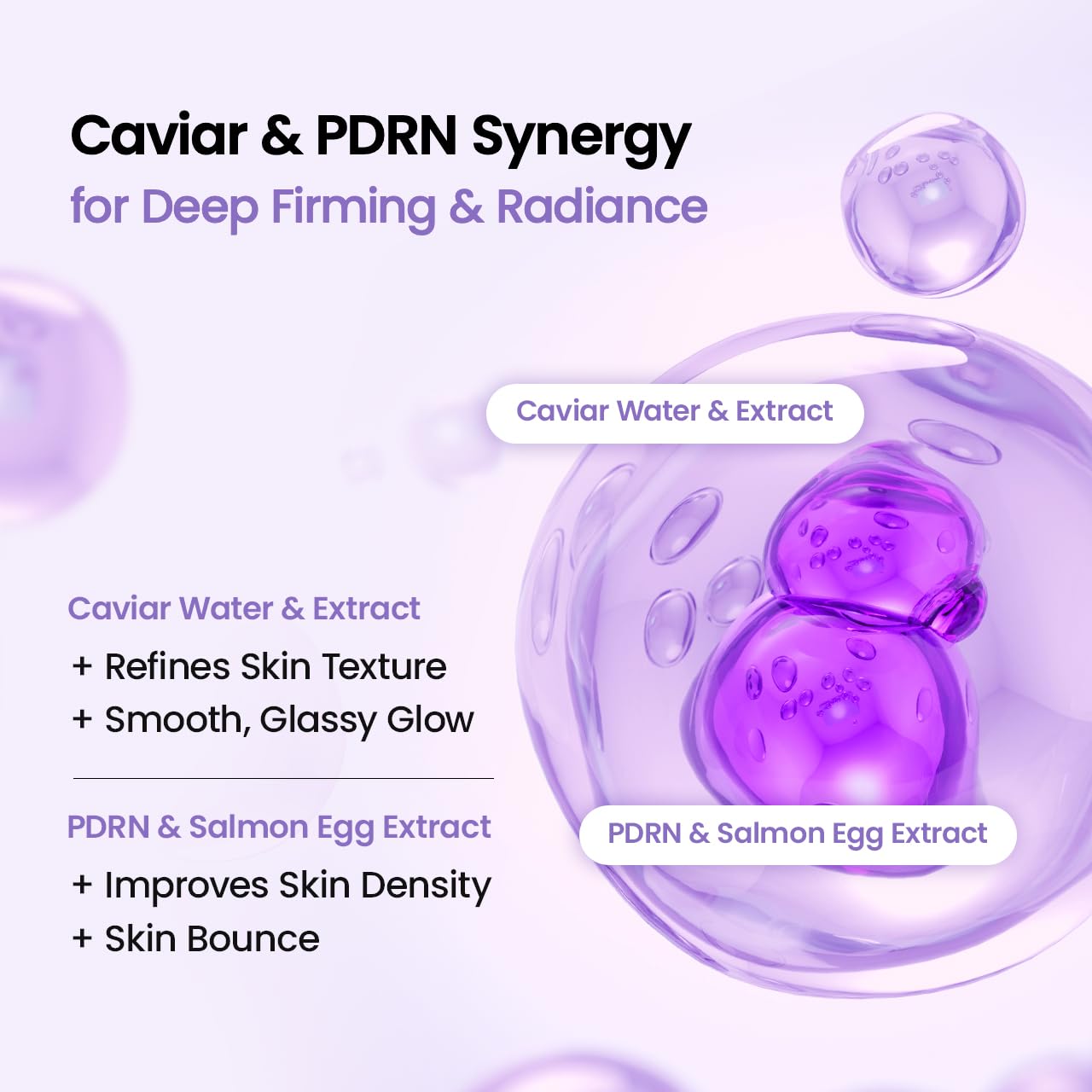 BIODANCE Rejuvenating Caviar PDRN Real Deep Mask, Overnight Hydrogel Face Mask, Skin Firming, Radiance, Enhancing Skin Recovery, Korean Skin Care, Self Care Gifts for Women | 1.19oz(34g) x 4ea