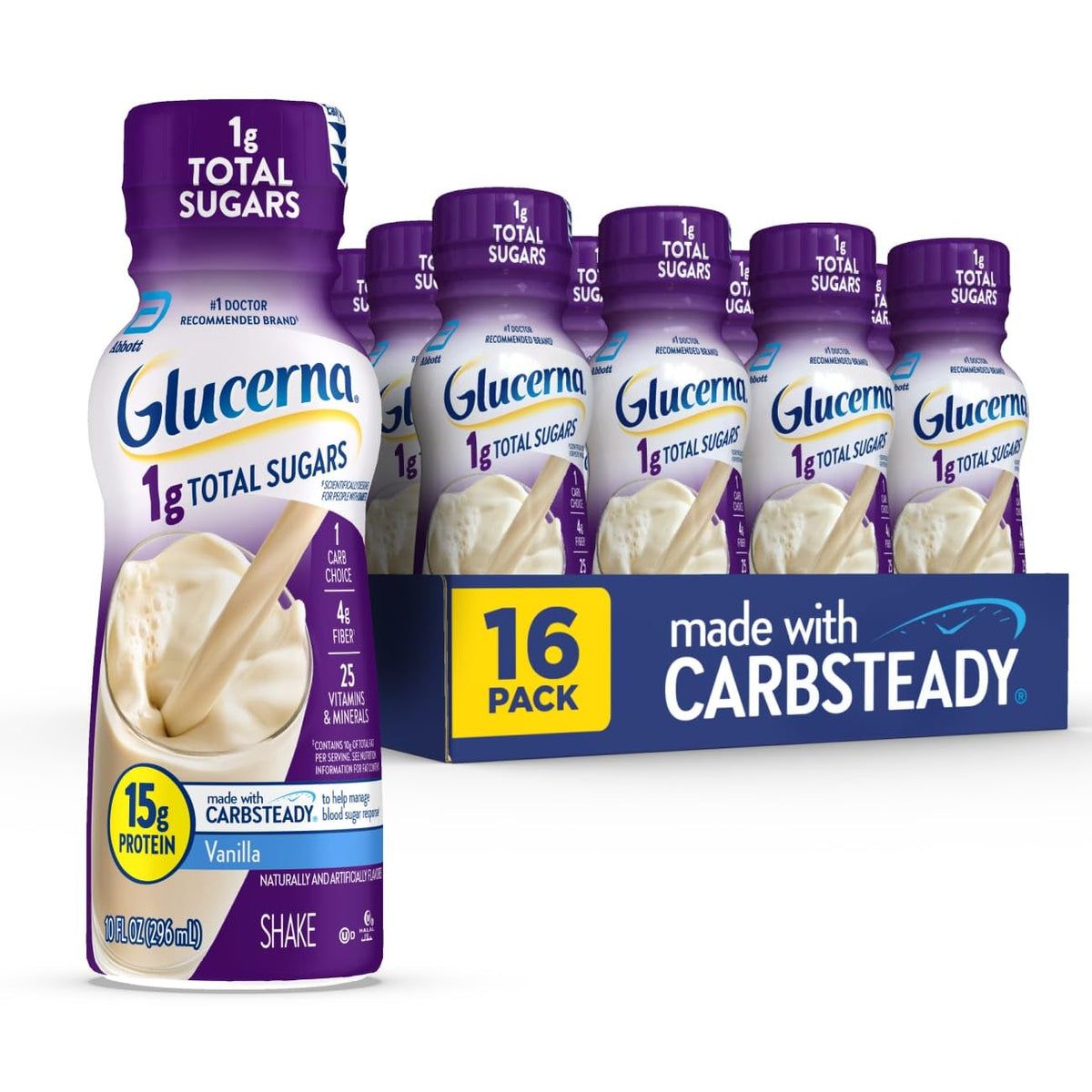 Glucerna 1g Total Sugars Nutrition Shake to Support Blood Sugar Management