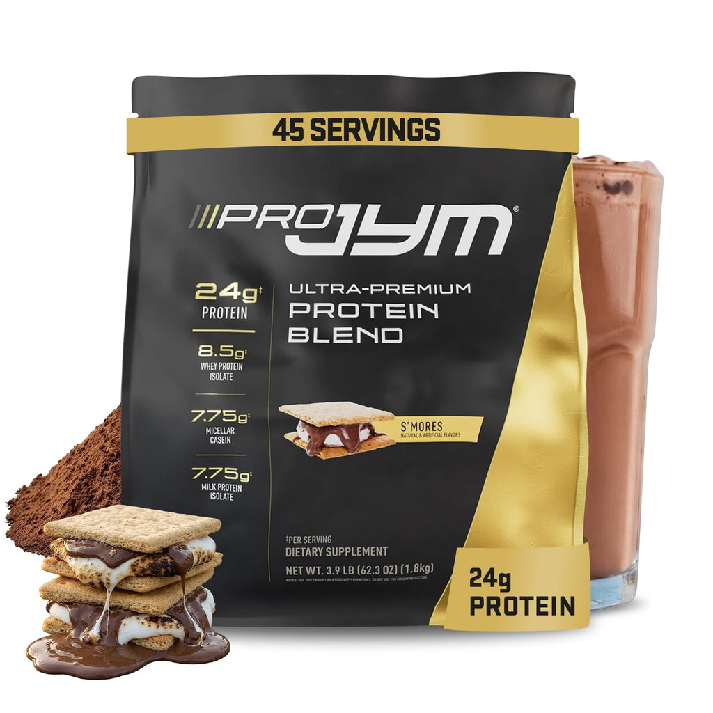 JYM Tahitian Vanilla Bean Whey & Casein Protein Powder, 1.7 lb, 22 Servings
