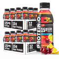 Protein2o 15g Whey Protein Isolate Hydration Drink Plus Energy & Focus, 350mg of Electrolytes, Vitamins B5 & B6, Sugar Free, Cotton Candy, 16.9 oz Bottle (Pack of 12)