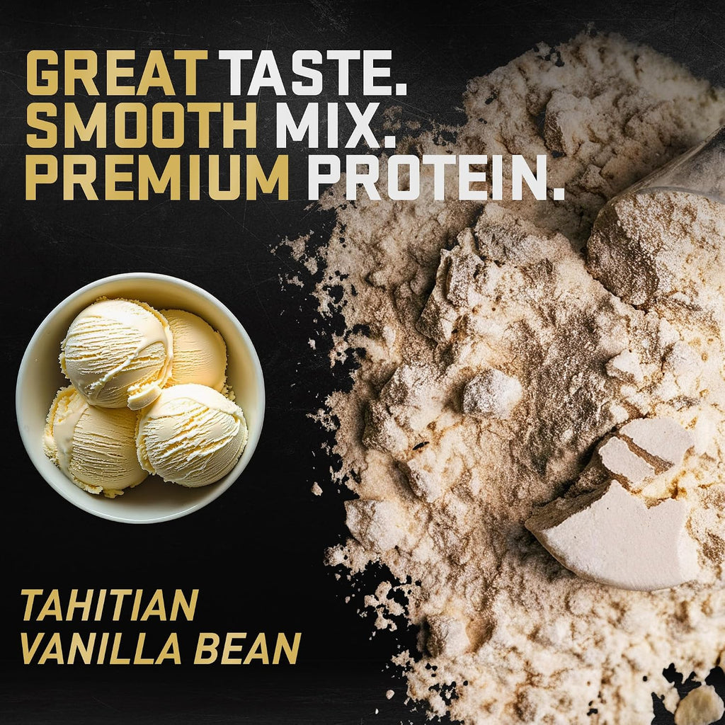 JYM Tahitian Vanilla Bean Whey & Casein Protein Powder, 1.7 lb, 22 Servings